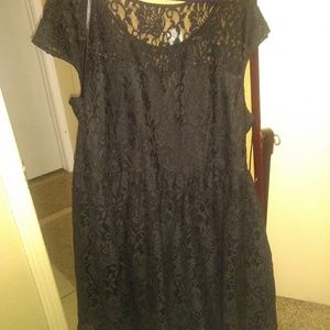 Lacey black dress